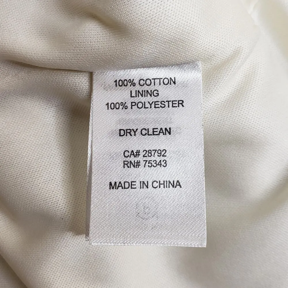 Joie Womens XS Boyfriend Blazer Striped Boucle Oversized Suit Jacket NEW - Image 11