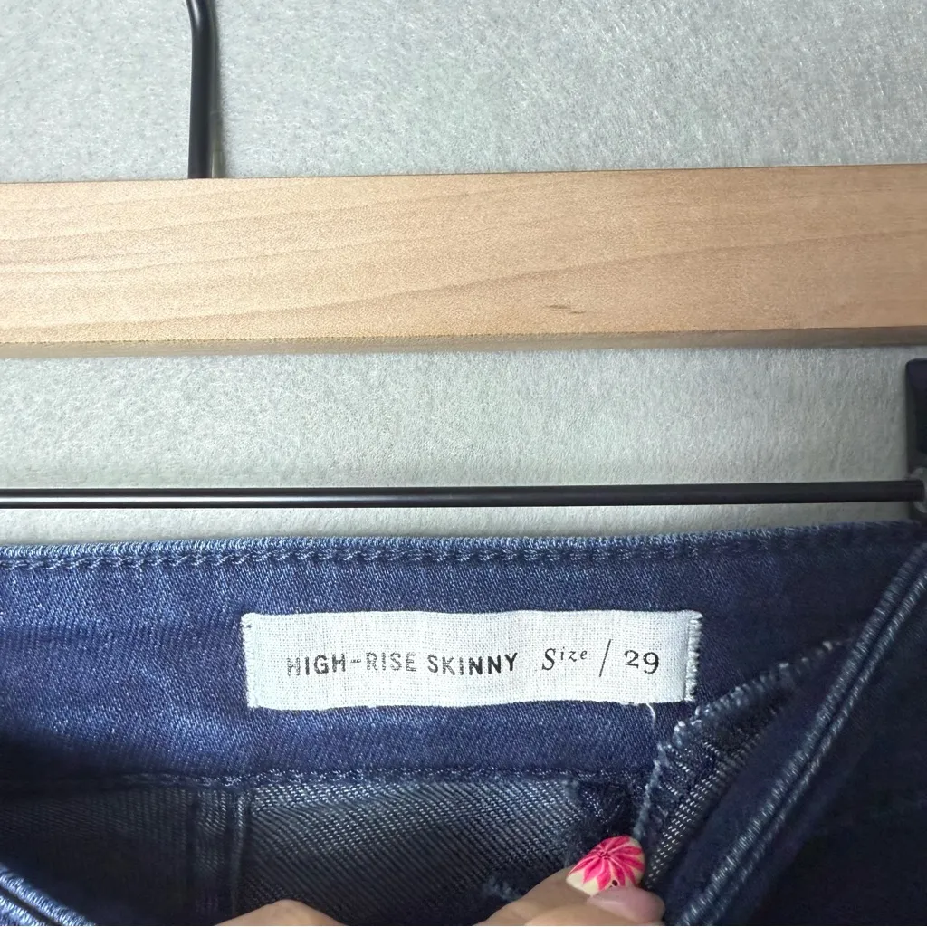 Pilcro and the Letterpress by Anthropologie Women’s High-Rise Skinny Side Button - Image 9