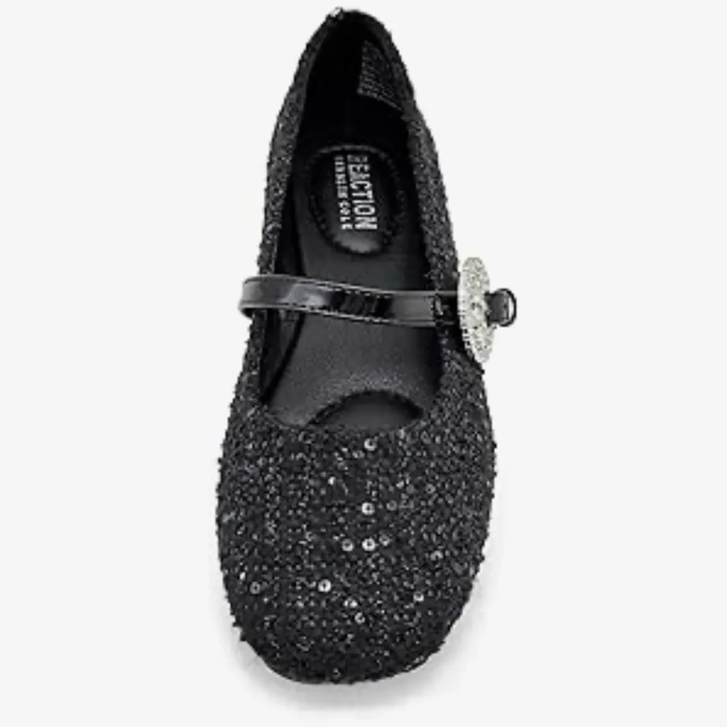 NEW Kenneth Cole REACTION Black Elwood Ballet Flat 9 $69 - Image 2