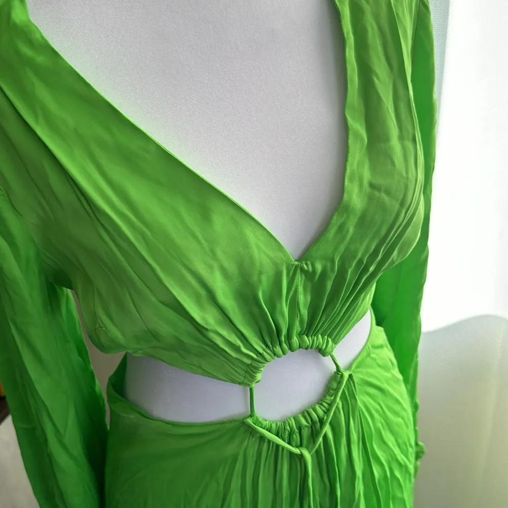 FARM RIO Cut-out Draped Maxi Dress in Viscose, Small, $349 - Image 8