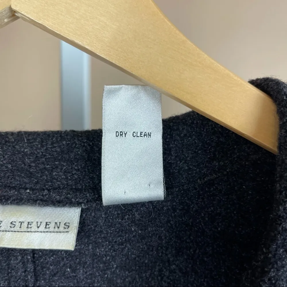 Vintage Valerie Steven’s Woolrich Size 10 Wool Blend Sweater Jacket Blazer Gray - Image 5