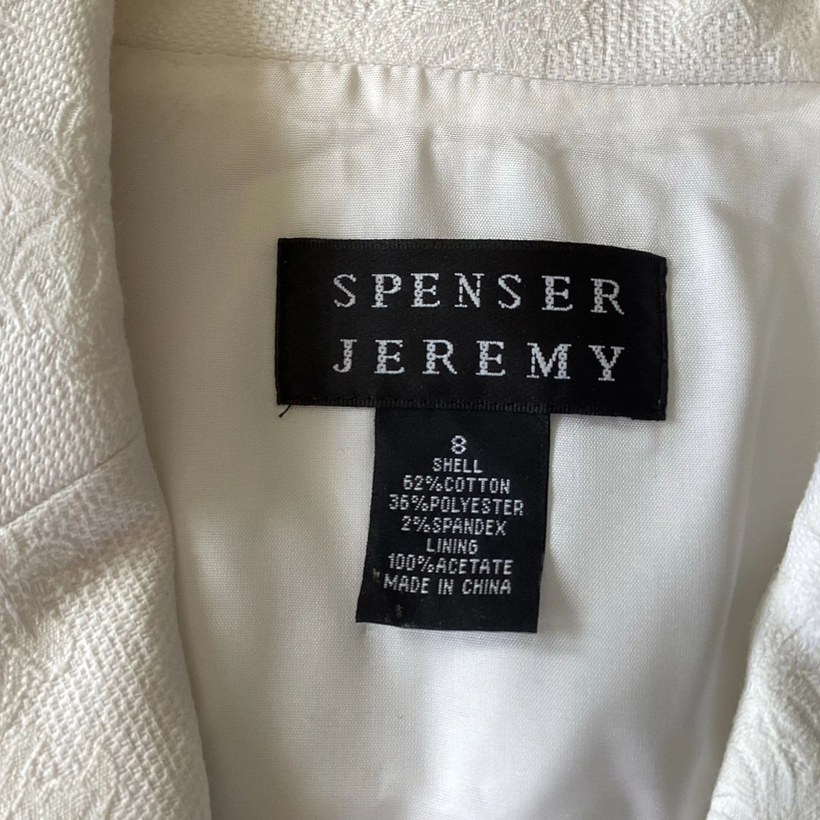Spencer Jeremy Formal Pantsuit White Size 8 - Image 8