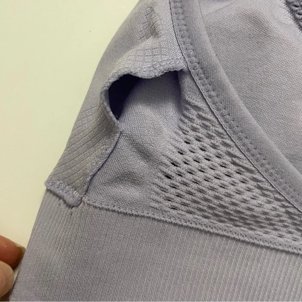 Sports Bra Seamless Light Impact Yoga Pilates Lounge Lavender Purple Dawn - Image 15