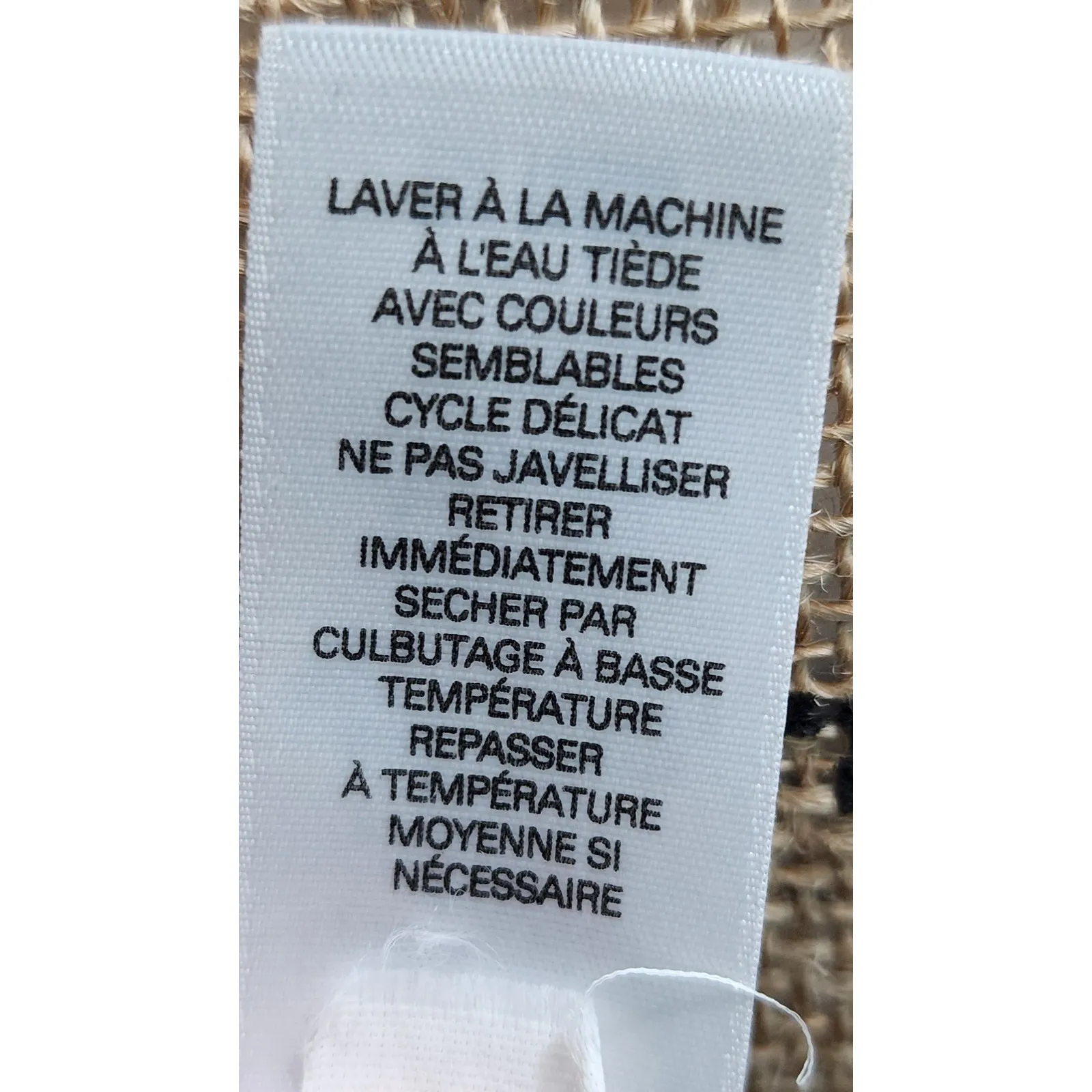 Liz & Co. Womens Medium V Neck Striped Knit Sweater‎ Pink Blue Cotton Blend - Image 7