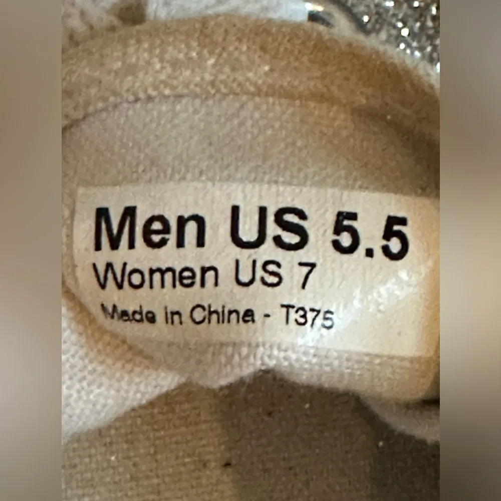 Vans off the wall Silver Glitter sneakers Size 7 - Image 7