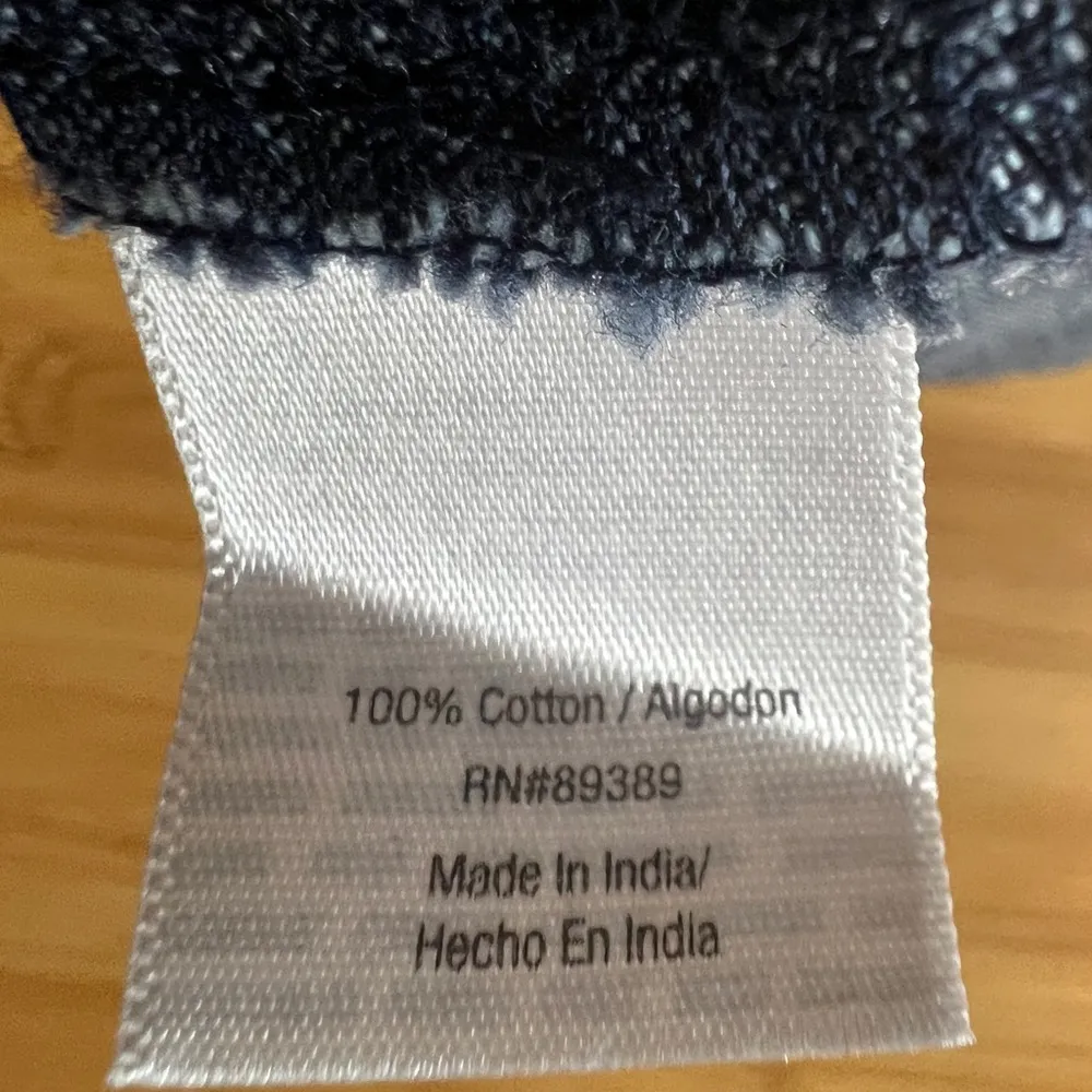 ST. JOHN’S BAY women’s Blue Drawstring stretch Waist Denim skirt w/Pockets|SZ:S - Image 8