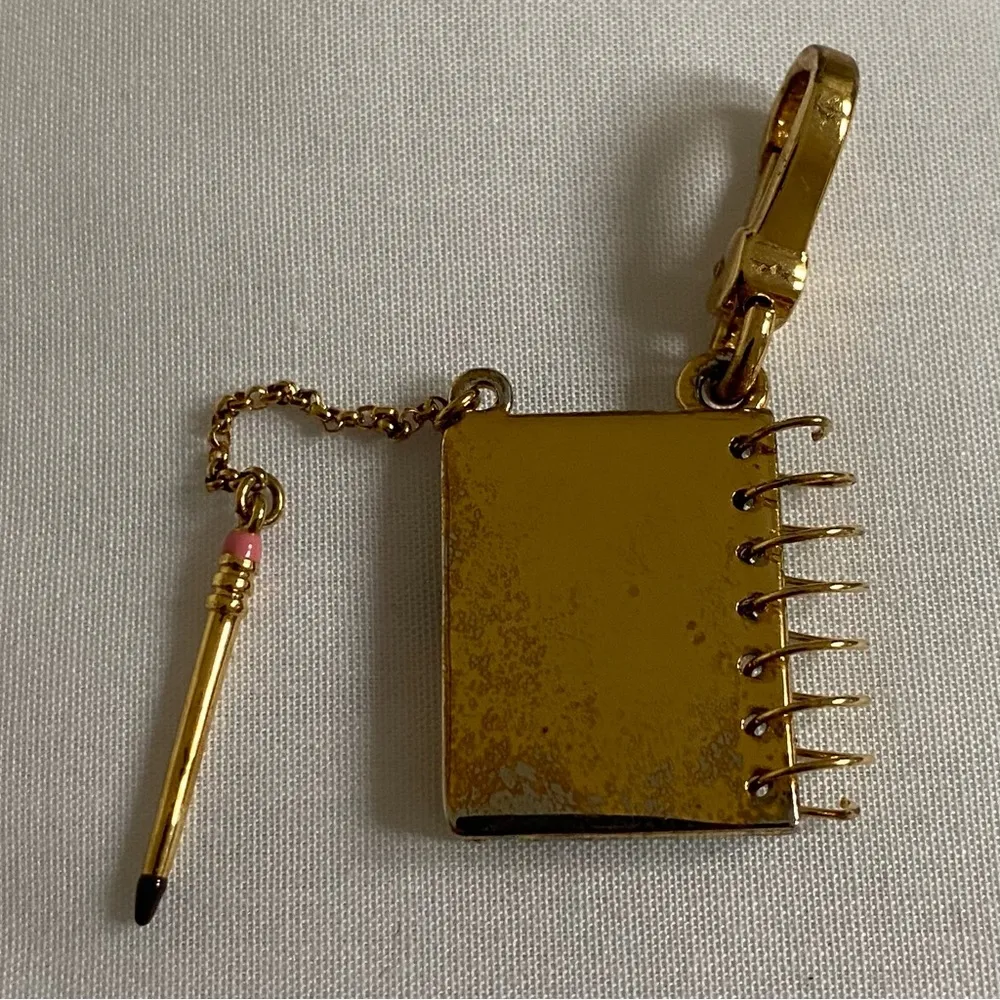 Juicy Couture Blue Spiral Notebook Charm - Image 6