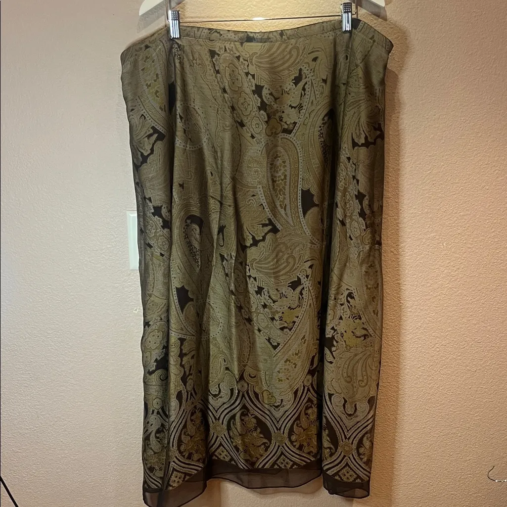 New Lane Bryant Women’s Long Maxi Skirt Size Plus size Paisley 26 28 NWT - Image 2