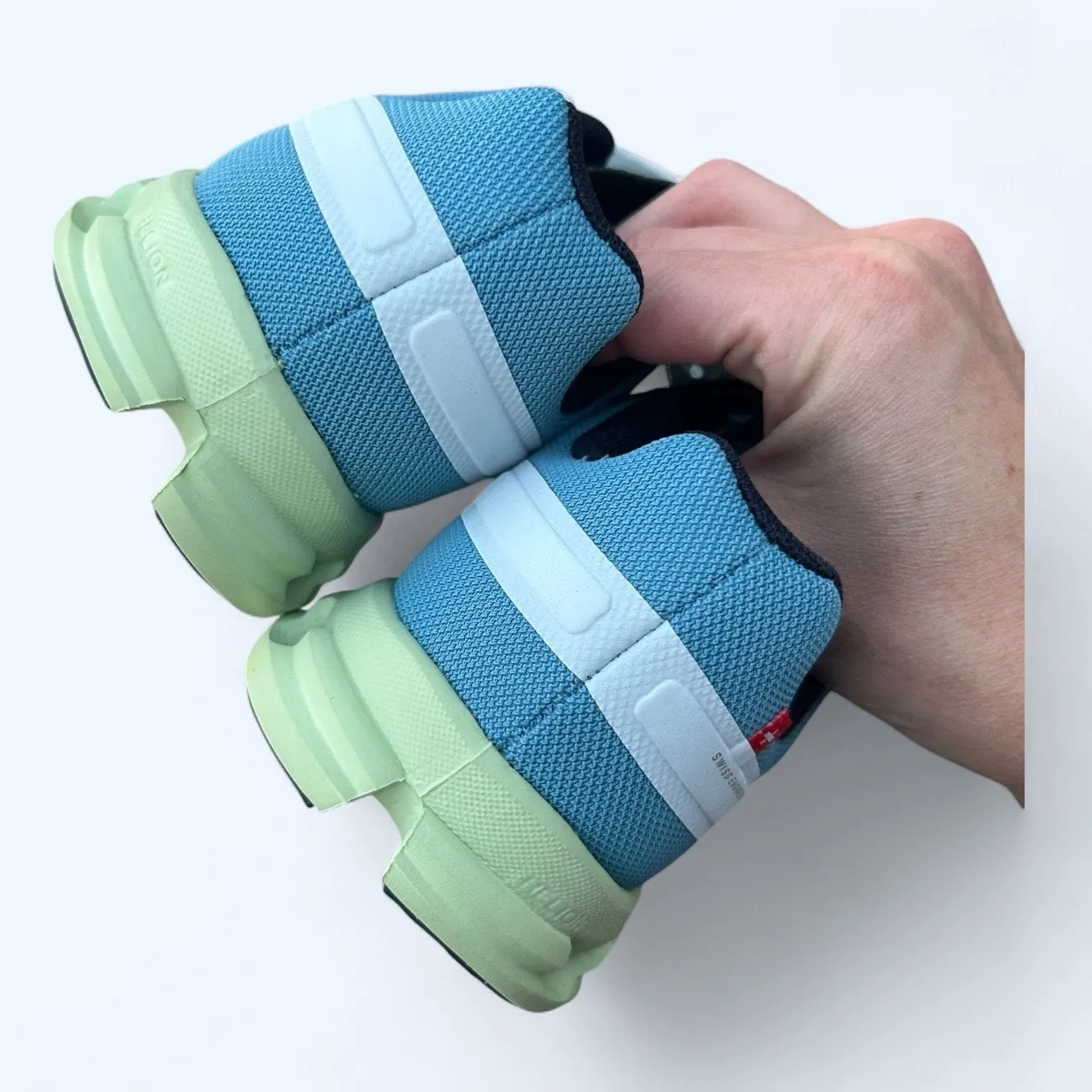 NEW On Cloudflow 3.0 Running Athletic Sneakers Women's 5.5 M Niagara Meadow Blue - Image 6