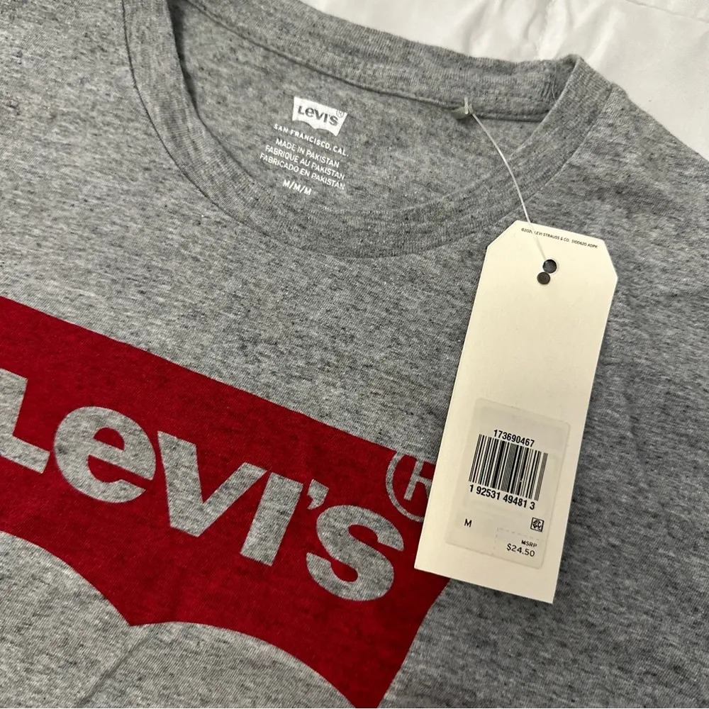 GRAY LEVIS SHIRT NEW WITH TAGS SIZE MEDIUM - Image 3
