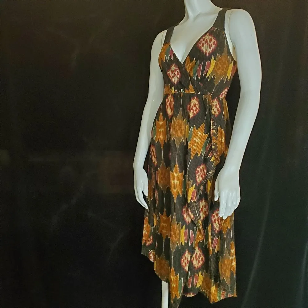 Free People Boho Faux Wrap Dress (S) - Image 2