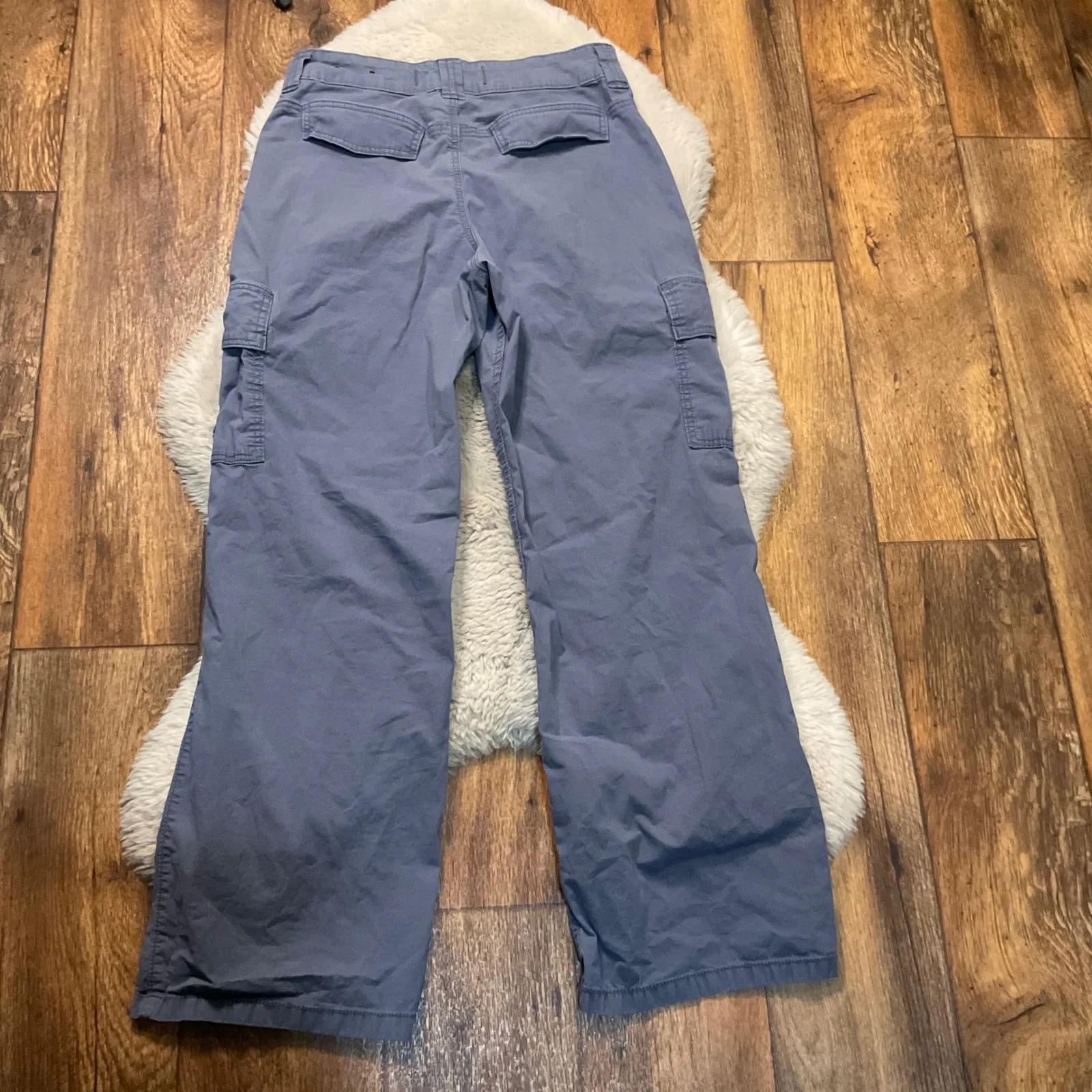 Hollister Pants‎ High Rise Baggy Carpenter Womens Size 7 Gray 28 - Image 7