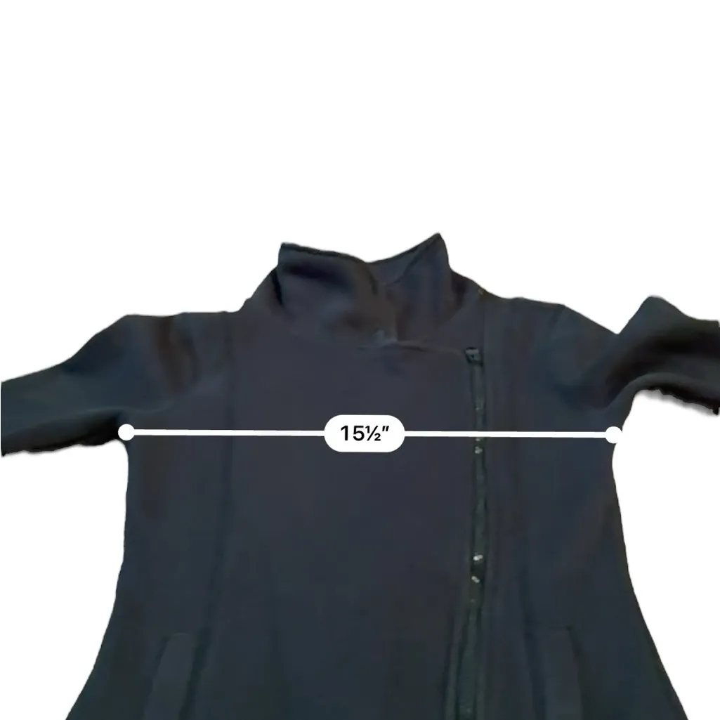 Bench Green Long Jacket Size XS Asymmetrical Zip Casual Fall Layer‎ - Image 7