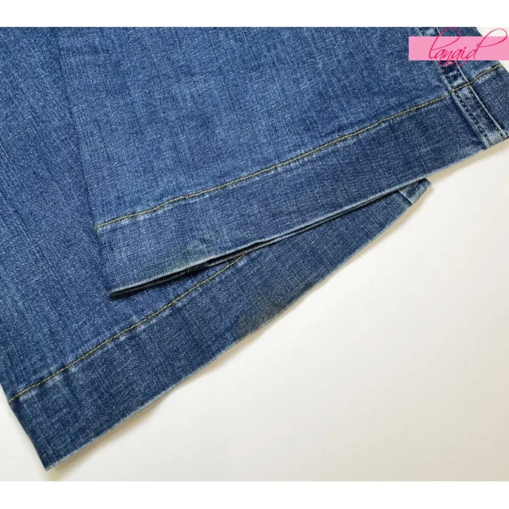 Spanx SPANXshape™ EveryWear Flare Jeans Vintage Indigo High-Rise Waist Shapewear - Image 10