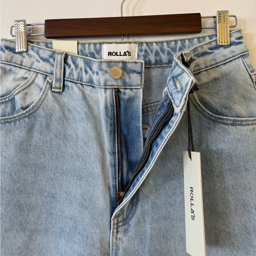 Rolla's Women's Original Straight Leg Jeans In Sunbleach Worn Size 27 NWT - Image 7