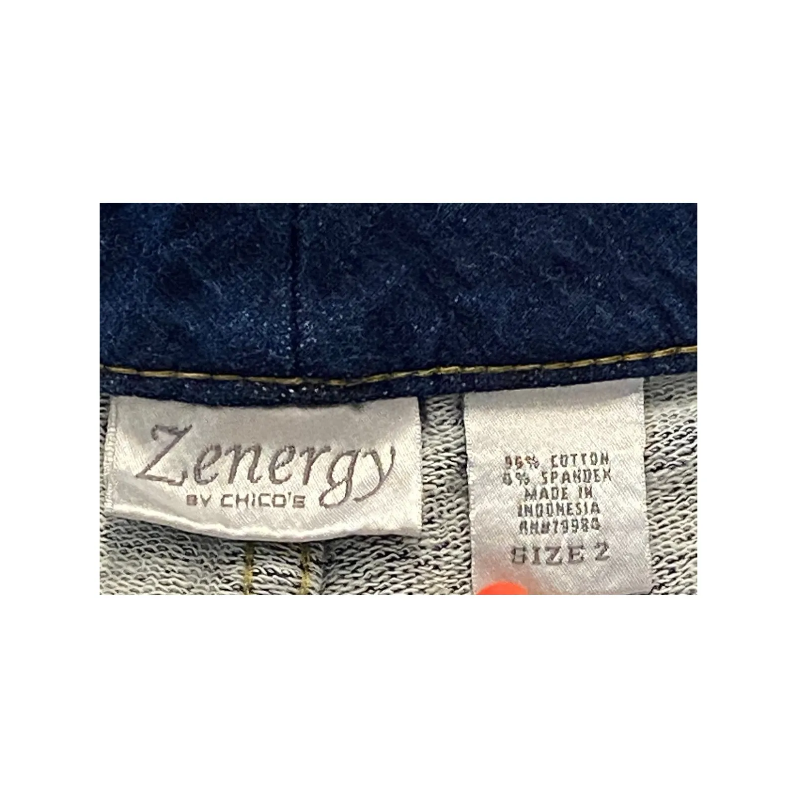 Chico’s Zenergy Stretch Denim Jeans Blue Size 2 XL Straight Leg Pull On Comfort - Image 5
