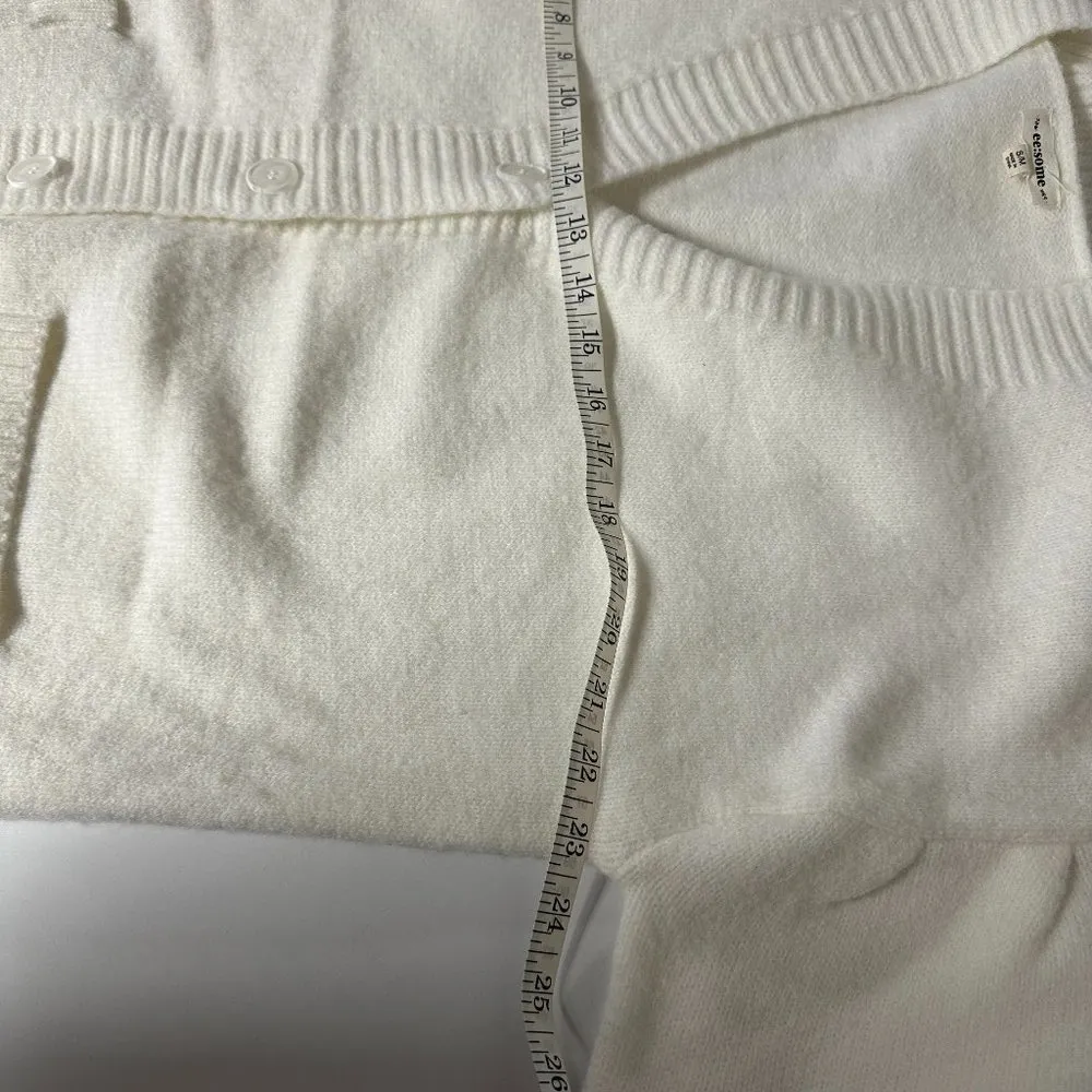 ee:some Puff Sleeve Pocket Cardigan Size undefined - Image 9