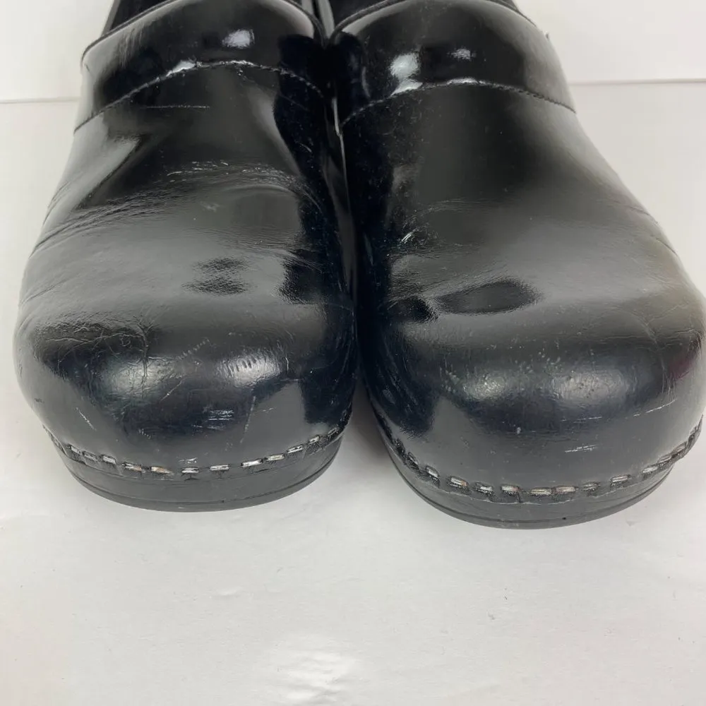 Sanita Woman's EU 42 US 11Black‎ Patent Leather Professional Clog Comfortable Black Size 11 - Image 3