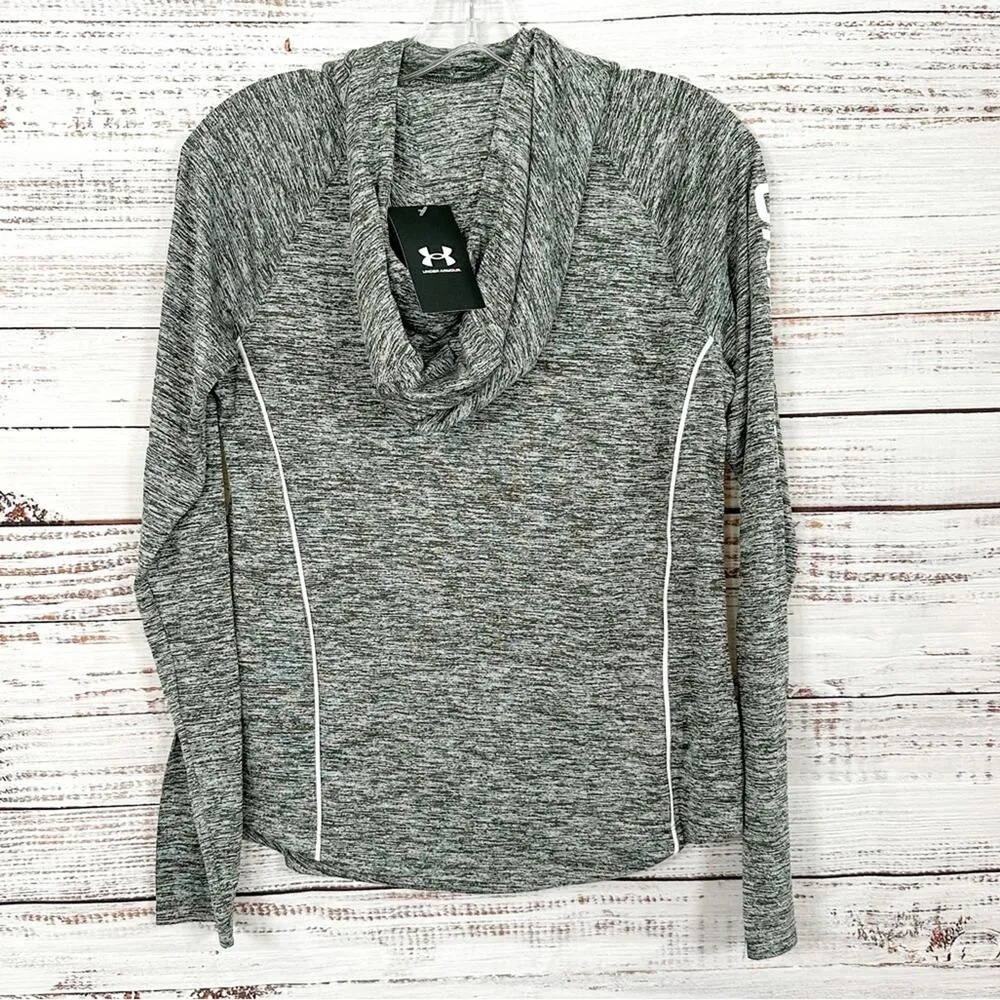 NEW Under Armour Gray and White Velocity Wordmark Hoodie Size Small, MSRP $40 - Image 12