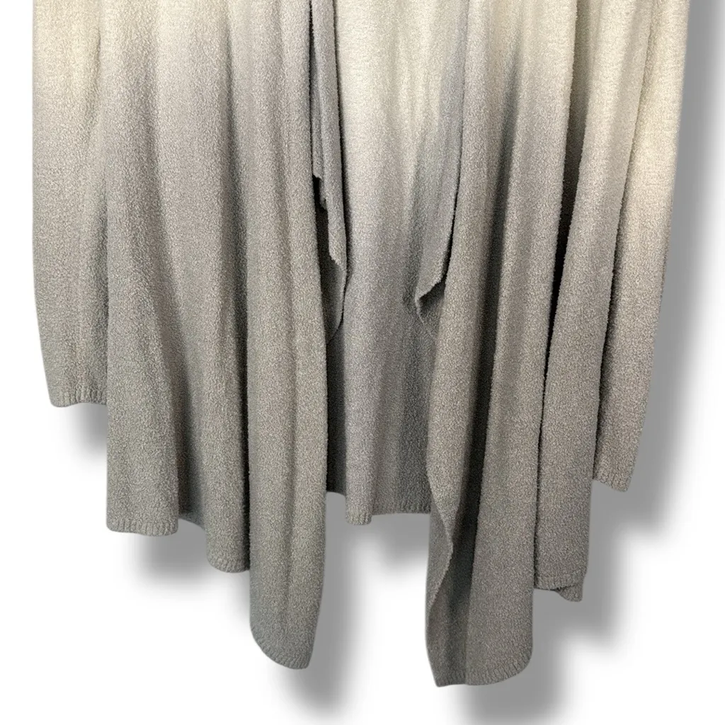 Barefoot Dreams Bamboo Chic Lite Calypso Cardigan Stone & Cocoa Size S/M - Image 5