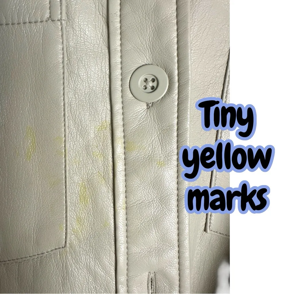 Aritzia FAVOURITE | Babaton Ava Supple Faux Leather Button up belt Jacket Cream - Image 9