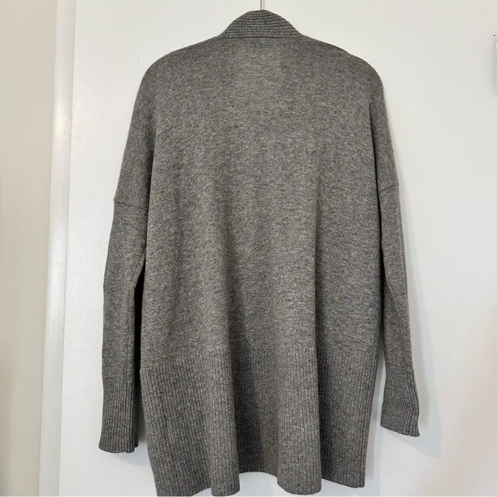 Vince Long Sleeve Ribbed Cashmere Cardigan Size XS - Image 4