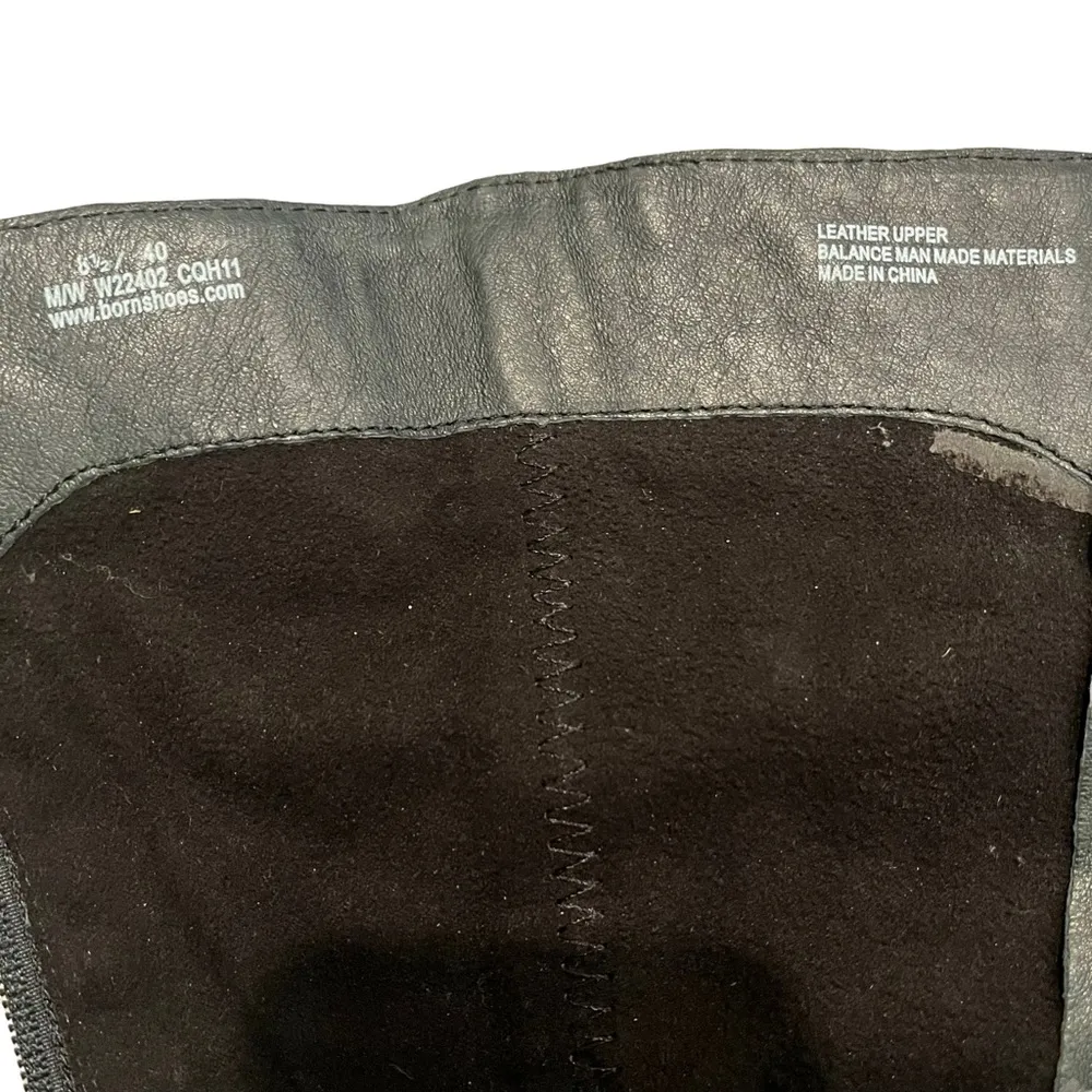 Born W22402 Sage Minerale Crunched Leather Riding Boots, Sz 8.5 - Image 13