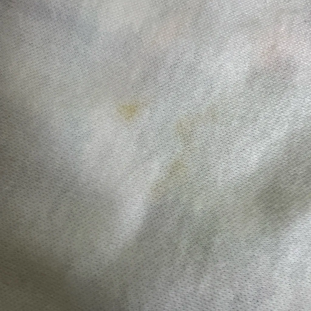 Vintage 80s Right Angle Sportswear Lightweight Short Sleeve White Glitter Size M - Image 12