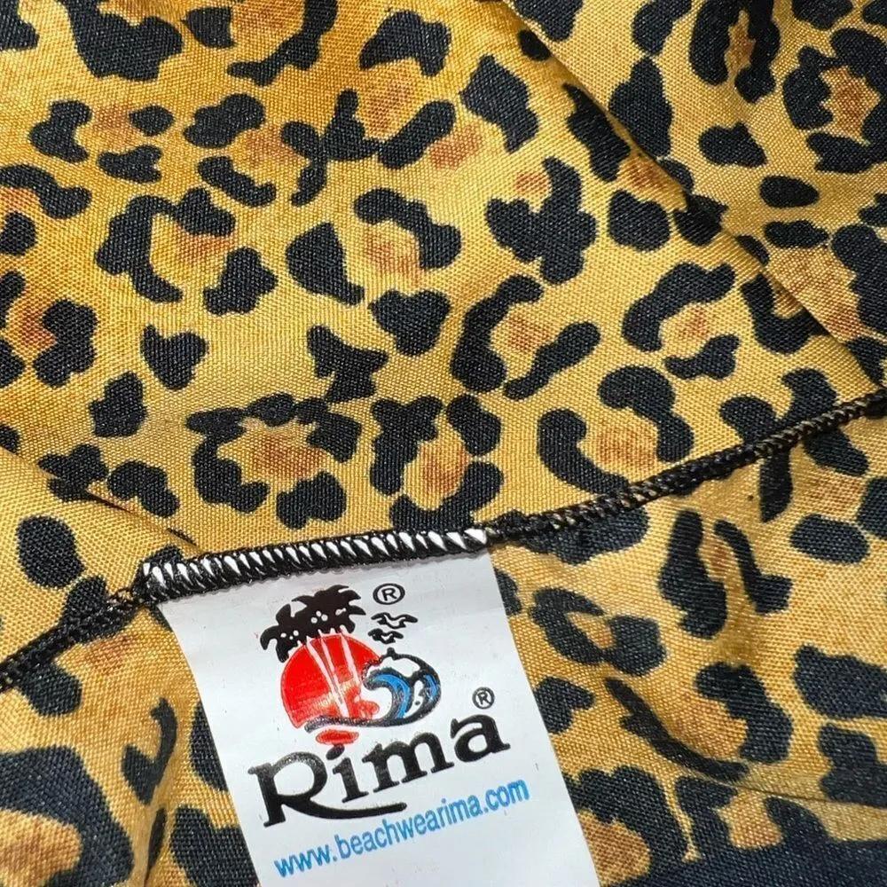 Rima brand awesome cheetah print large scarf! New Black - Image 8