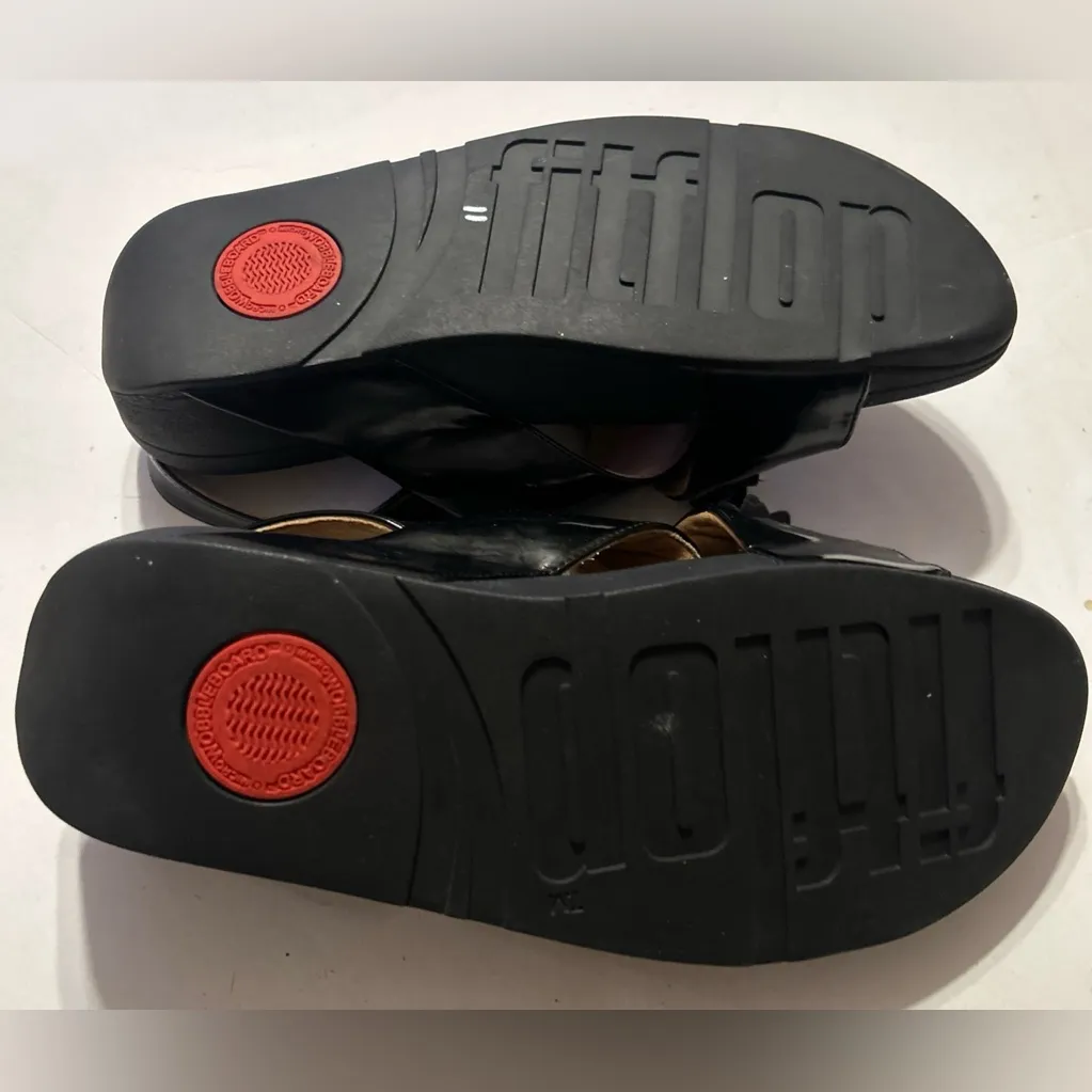 Fitflop Black Floral Women's Sandals - Image 4