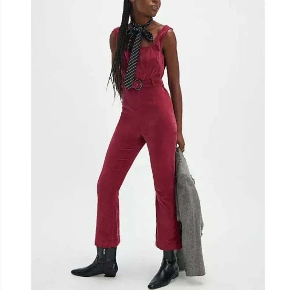 FREE PEOPLE NWT Party Starter One Piece / Holly Berry - 4 - Image 8