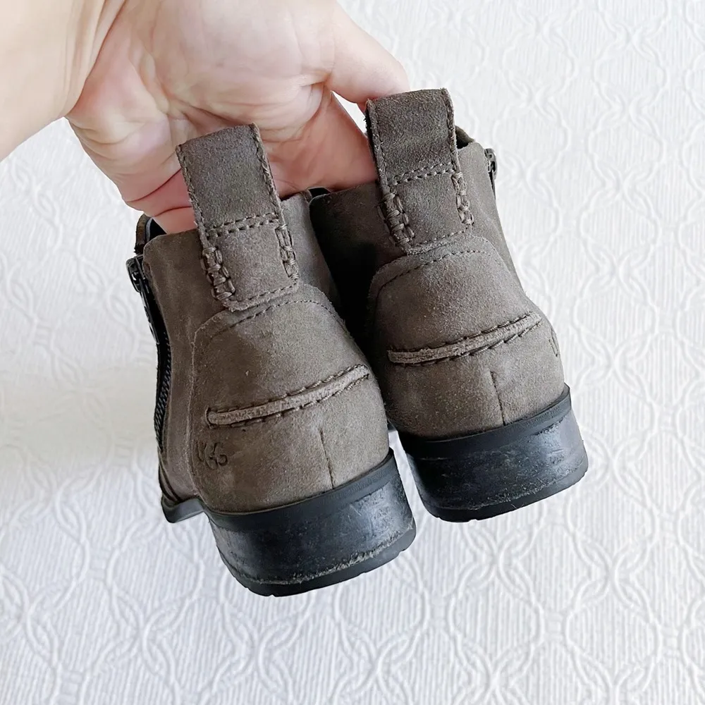 UGG • Aureo II Suede Ankle Boot bootie waterproof Slate grey leather zip - Image 11