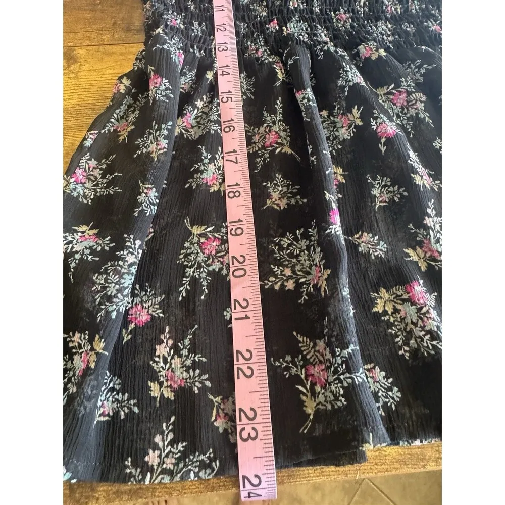 American Eagle Womens Blouse XS Floral Bohemian Bell Sleeve Fairycore Festival - Image 11