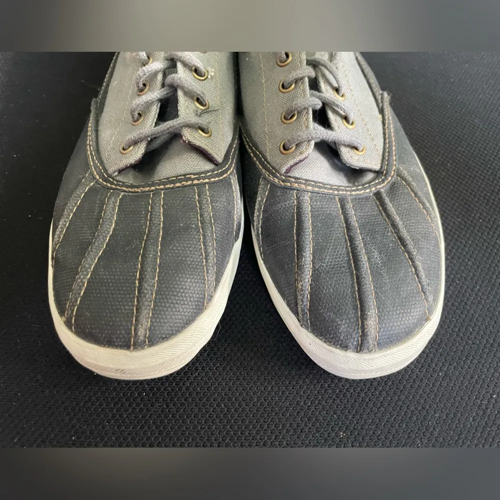 Keds Women’s Champ Duckie Lace-Up Grey Black Casual Shoes Sneakers SZ 8 - Image 5