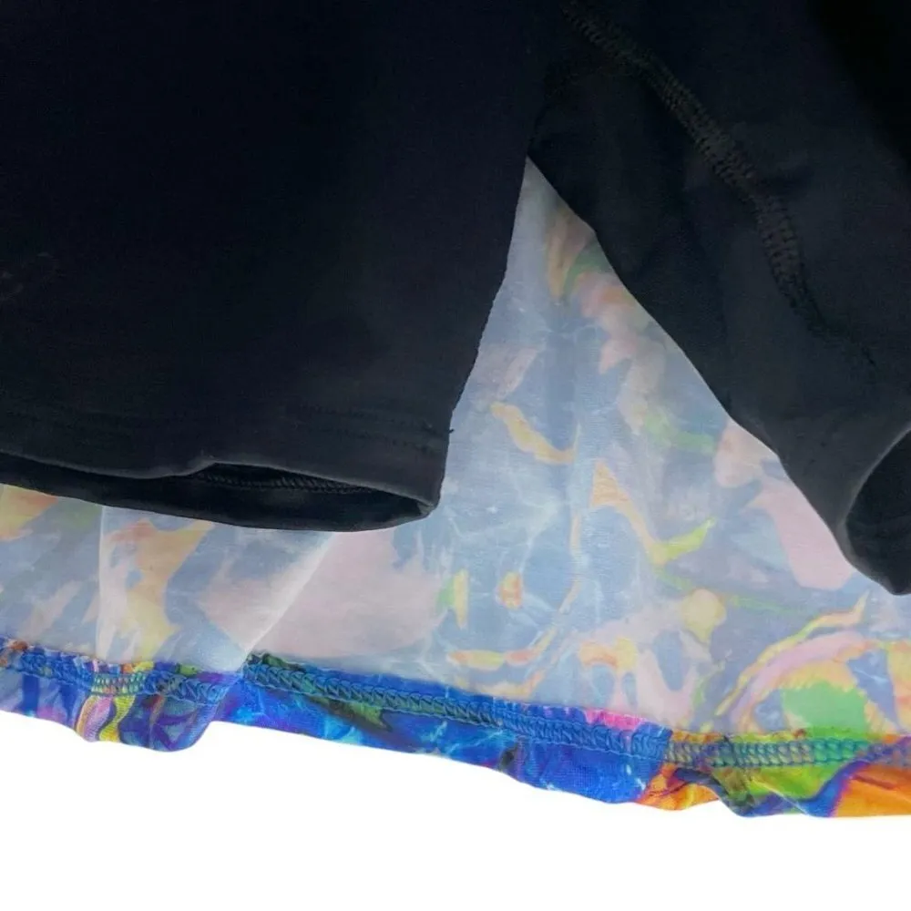 Dona Jo 1 Small Skirt Skort Colorful Abstract Athletic Tennis Pickle Ball - Image 3