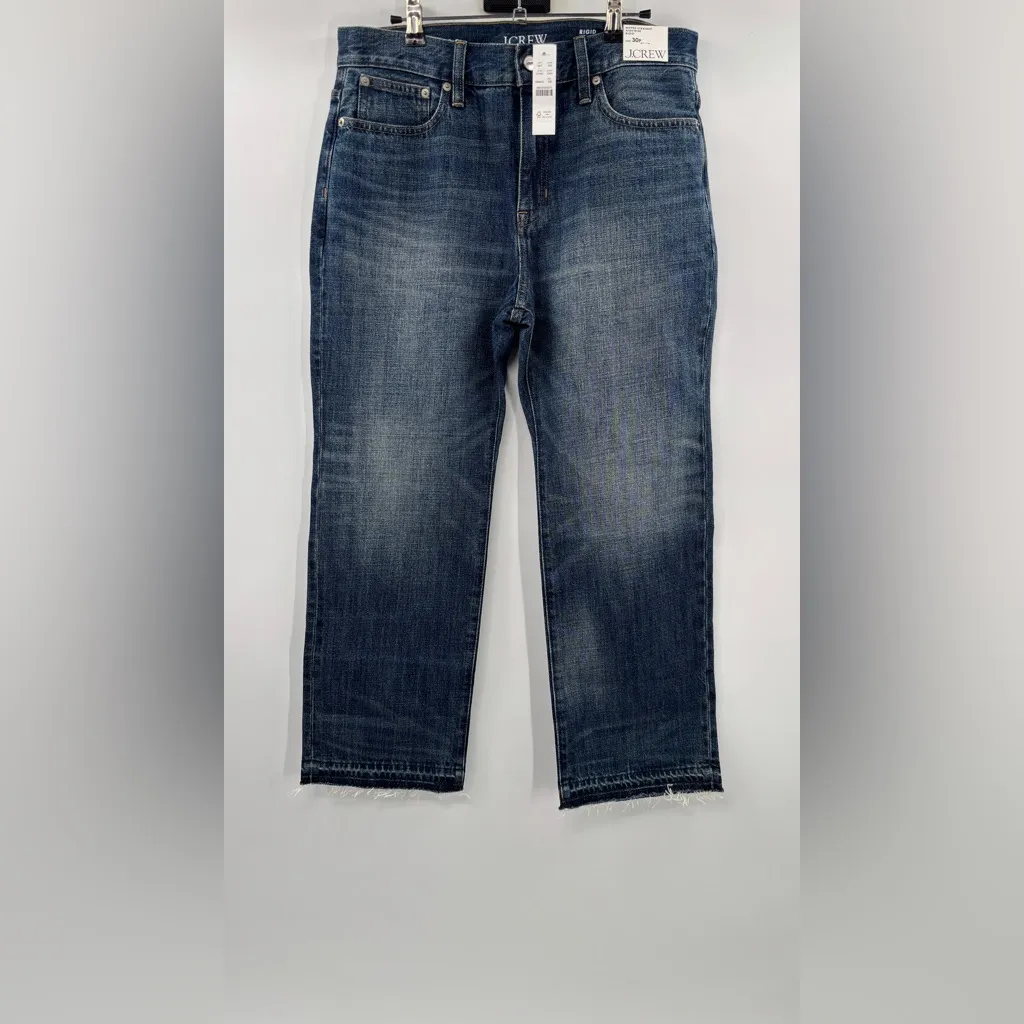 J.Crew Petite nipped straight jean in rigid Kate Wash - Image 6