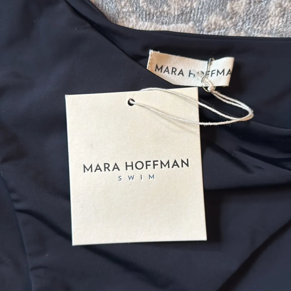 Mara Hoffman  Cece Bikini Bottom in Black Size XL NWT - Image 4