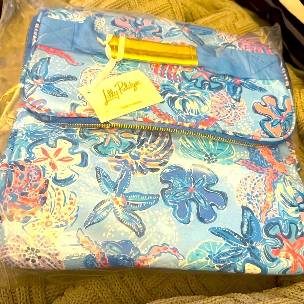 Lilly Pulitzer Beachcomber Insulated Cooler / Wine Carrier Tote Bag - Image 5