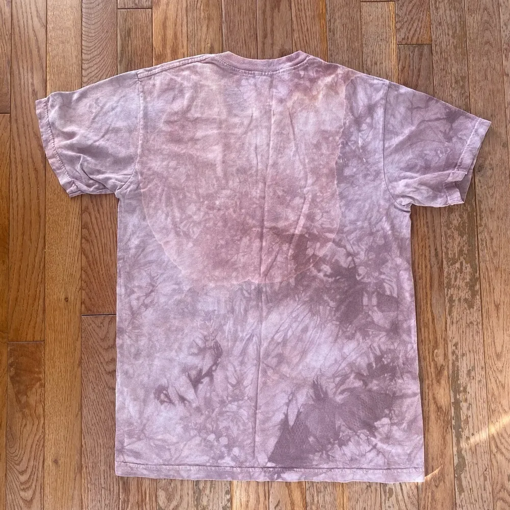 burnt orange brown giraffe acid wash vintage graphic tee shirt - Image 7
