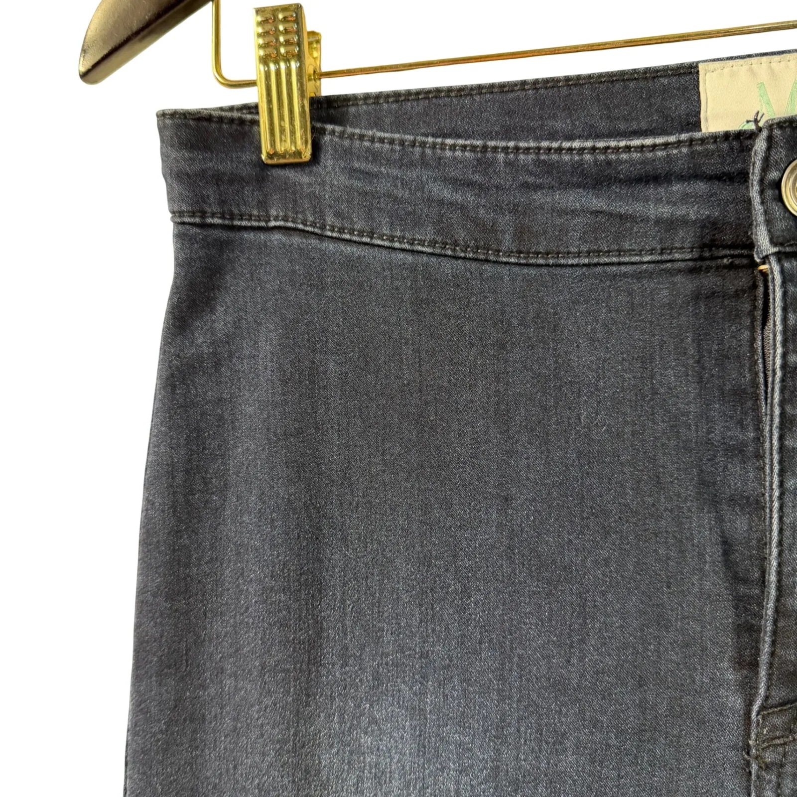 Shop the Mint Dark Wash Flare Jeans Women's Size 9/29 High Rise Stretch Denim - Image 8