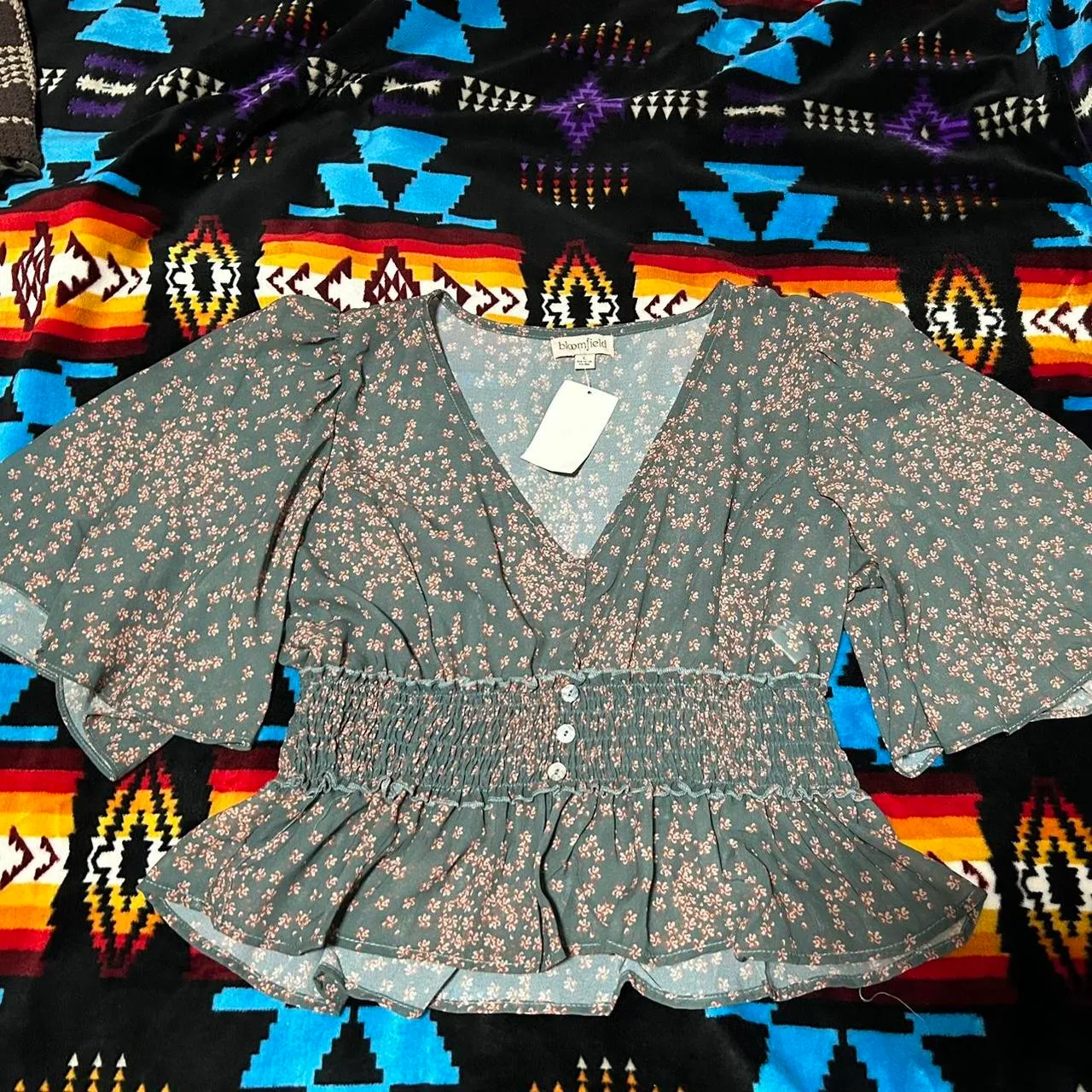 Nordstrom Floral Blouse - Image 3