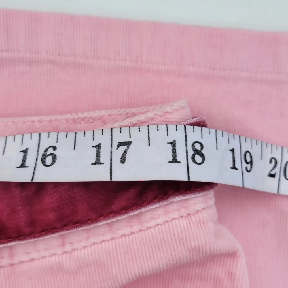 Cato  Pink Corduroy Belted High Rise Flare Jeans Size 16 - Image 7