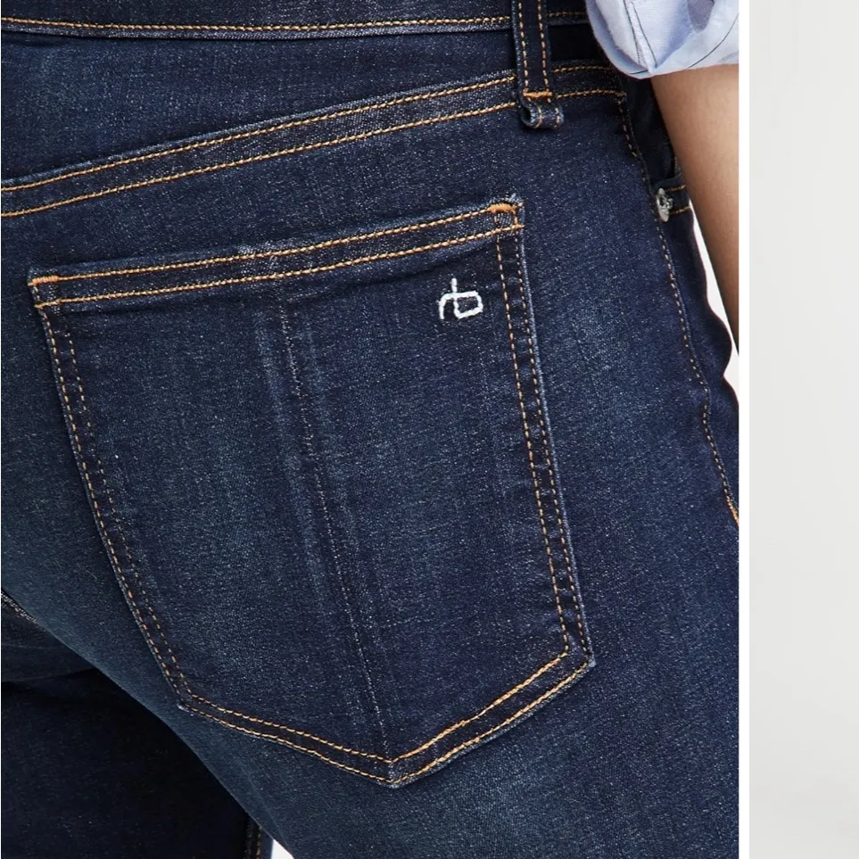 Rag & Bone Cate Ankle Skinny Jeans Size‎ 27 color: bloo moon - Image 4