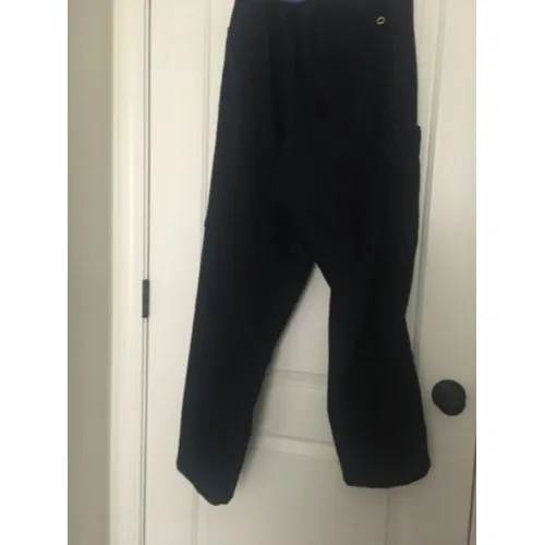 1 Pc Spread Good Cheer Womens Drawstring Scrub Pants Size 3X Scrub Blue Purple - Image 6