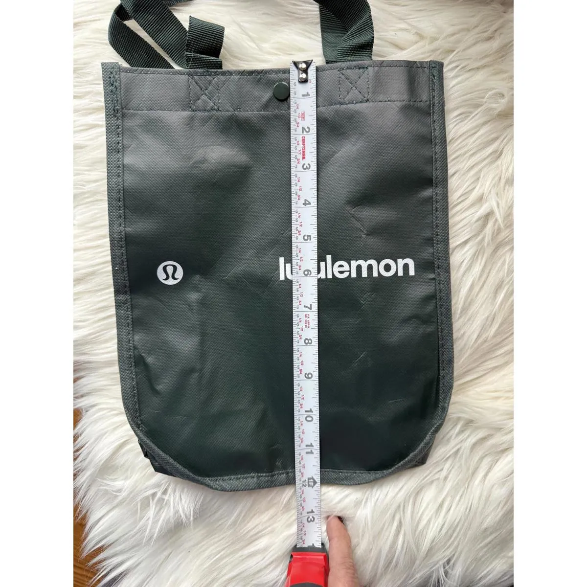Lululemon Black Tote Bag with Logo - Image 4