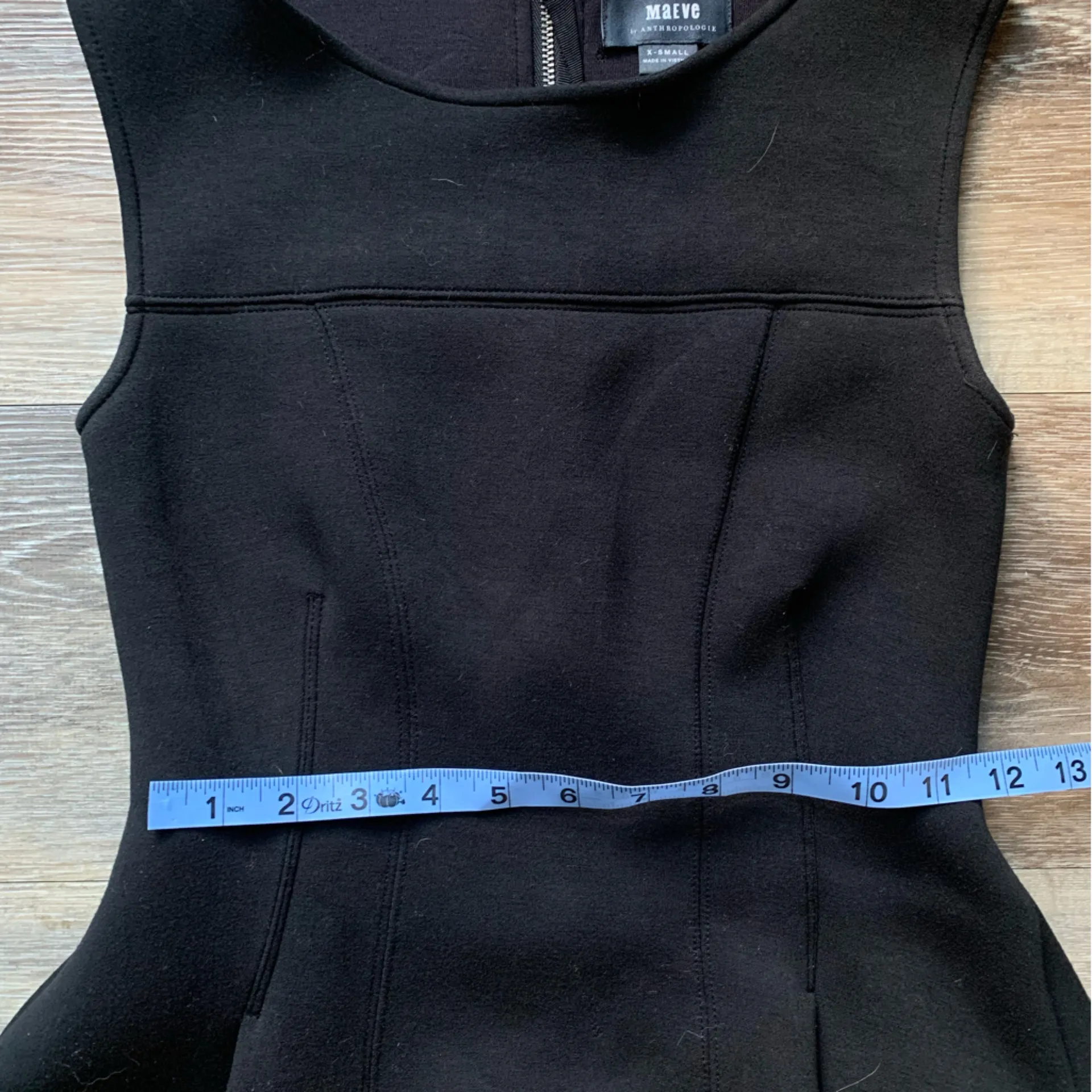 Maeve by Anthropologie Black Sleeveless Swing Dress XS - Image 6