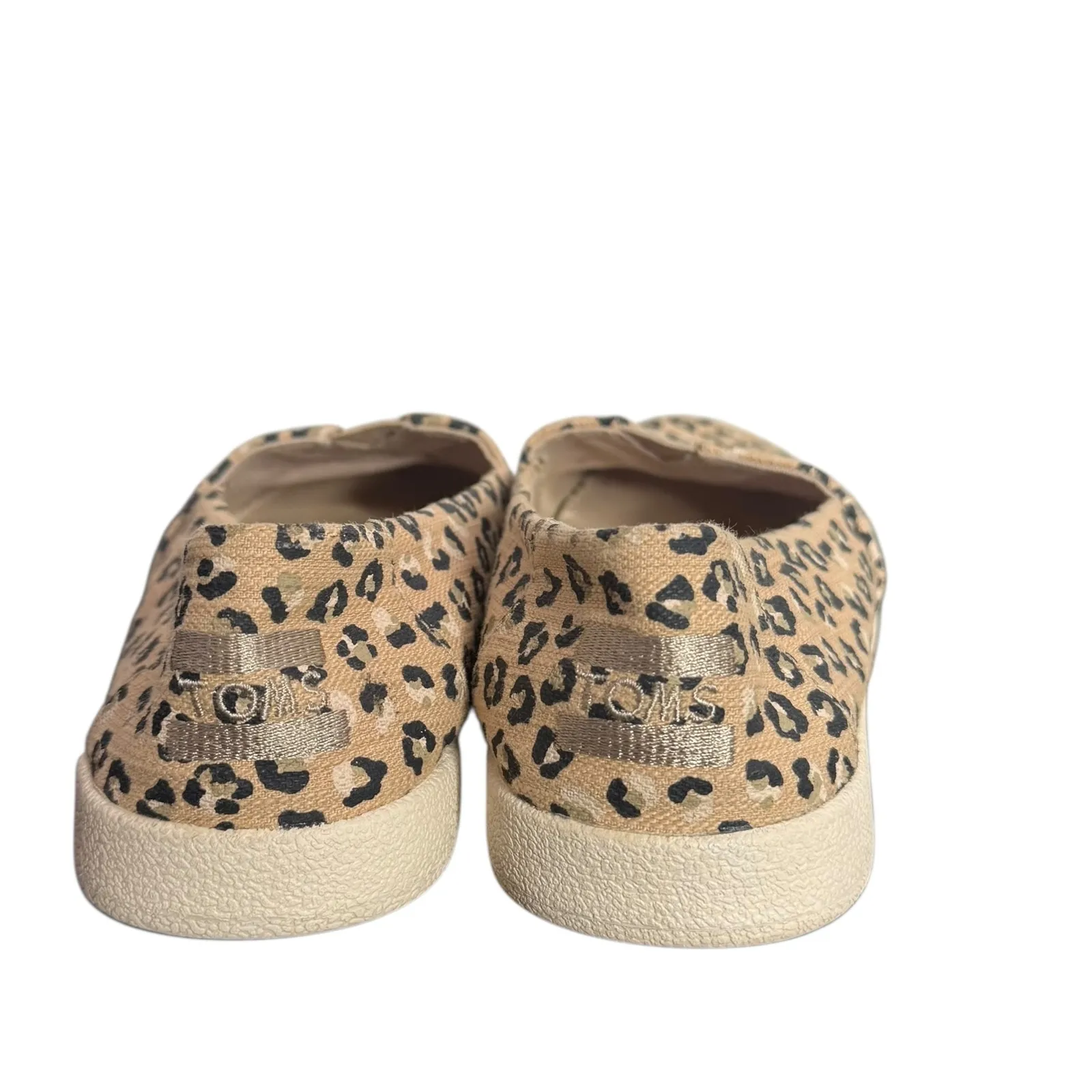 TOMS Avalon Leopard Print Canvas Slip On Shoes Comfort Flats Womens Size 6.5‎ - Image 6