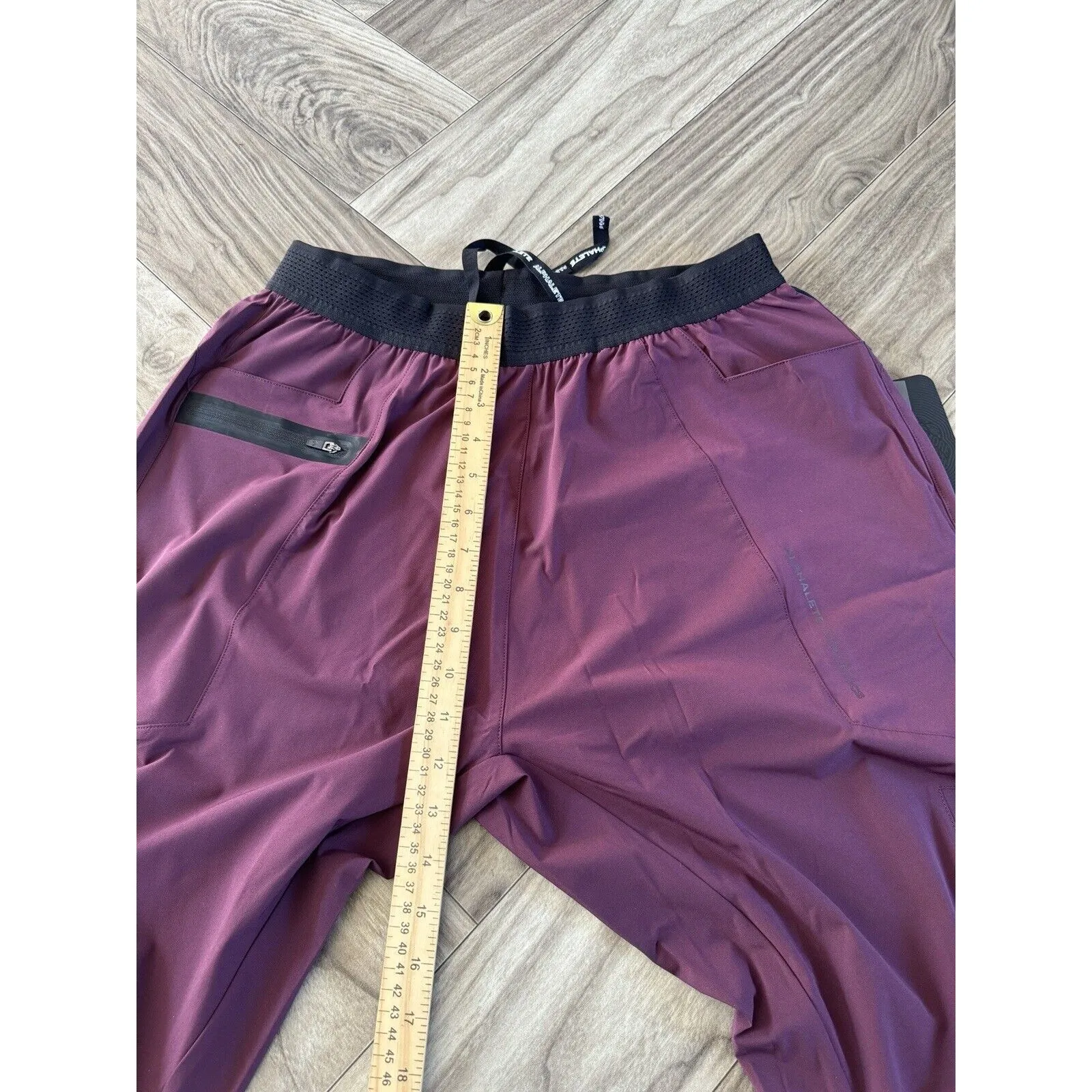 Alphalete Women’s Infinity Studio Pants - Burgundy, Size Medium - Image 13