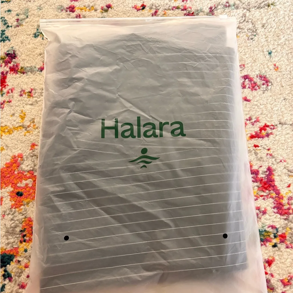 HALARA Flex™ High Waisted Straight Leg Cool Touch Stripe Work Pants with Pockets - Image 3