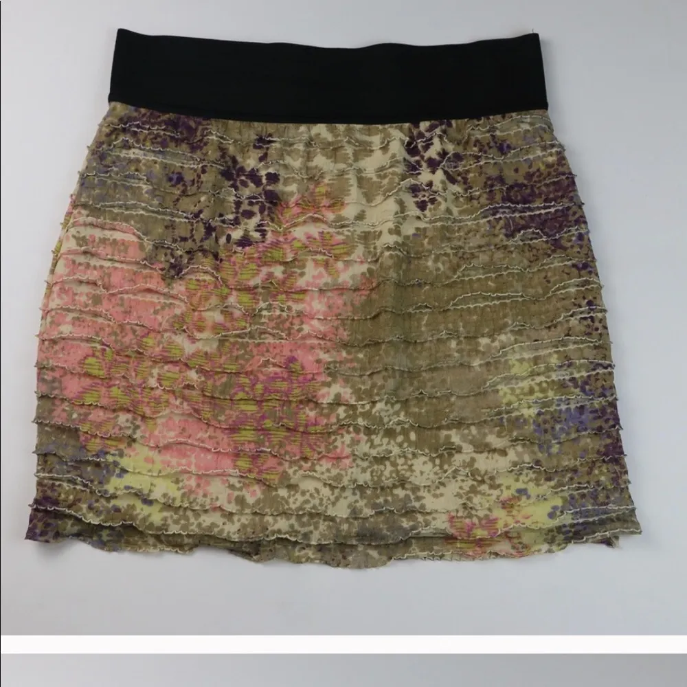 BANDED TIERED SKIRT - Image 8